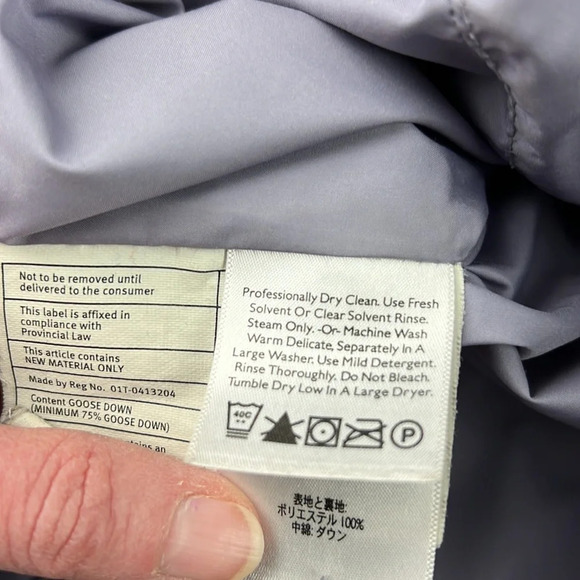 Eddie Bauer Mauve Premium Small Goose Down Coat - Picture 7 of 9